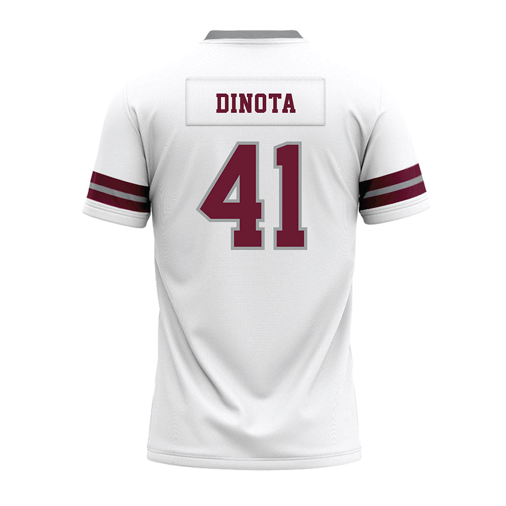 Texas A&M - NCAA Football : AJ DiNota - White Premium Football Jersey-1