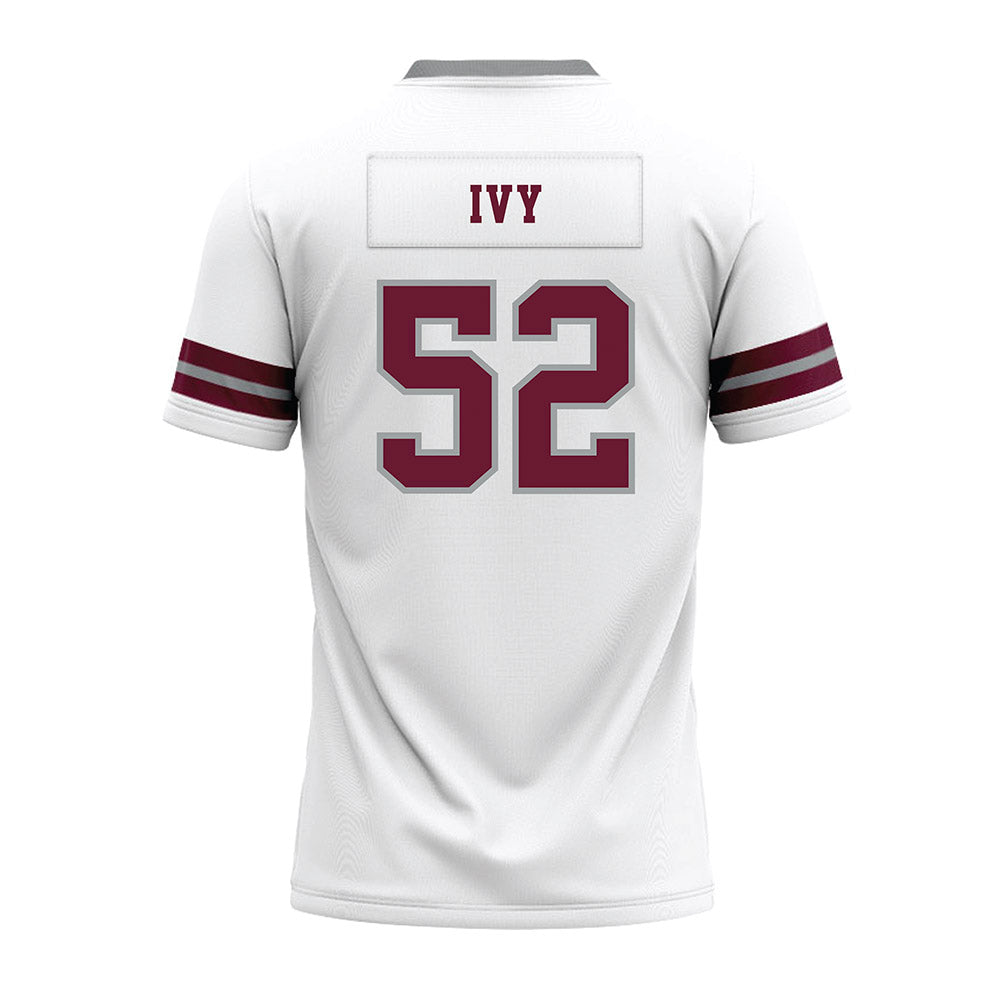 Texas A&M - NCAA Football : Blake Ivy - White Premium Football Jersey-1