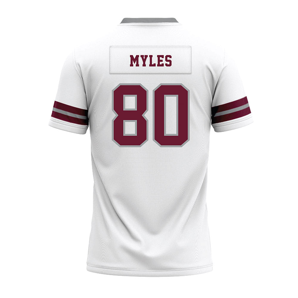 Texas A&M - NCAA Football : Jerome Myles - White Premium Football Jersey-1