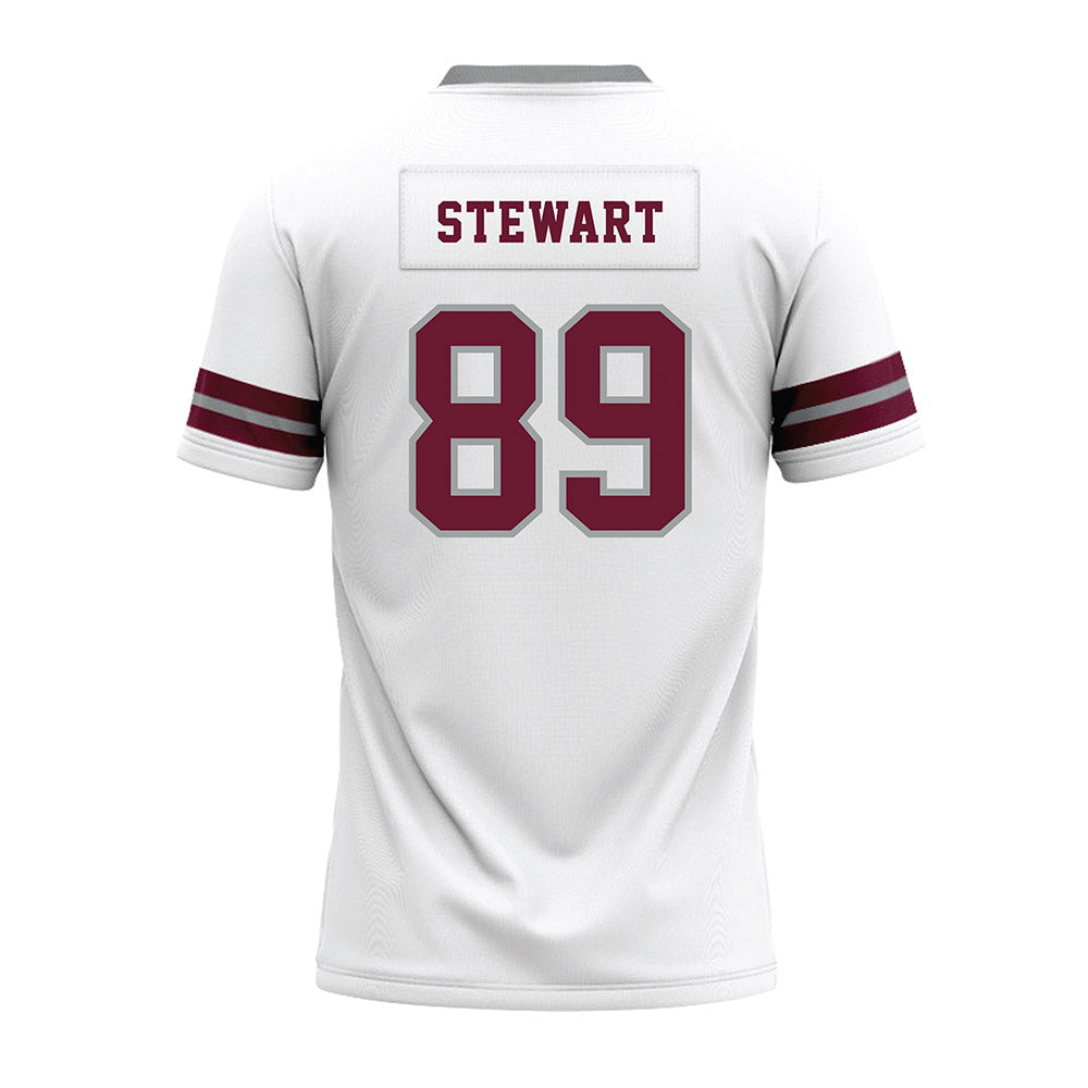 Texas A&M - NCAA Football : Kade Stewart - White Premium Football Jersey-1