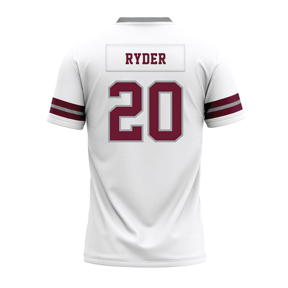 Texas A&M - NCAA Football : Johnny Ryder - White Premium Football Jersey-1