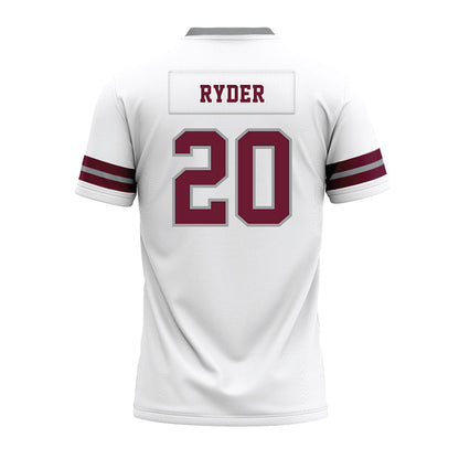 Texas A&M - NCAA Football : Johnny Ryder - White Premium Football Jersey-1