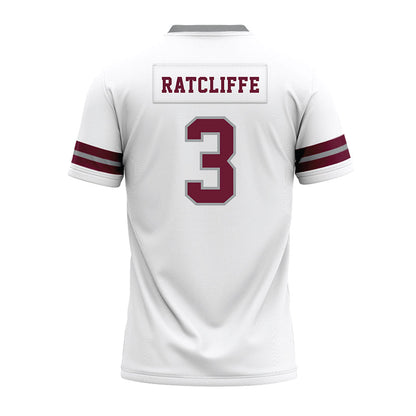 Texas A&M - NCAA Football : Marcus Ratcliffe - White Premium Football Jersey-1