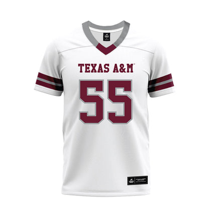 Texas A&M - NCAA Football : Ar'maj Reed-Adams - White Premium Football Jersey-0