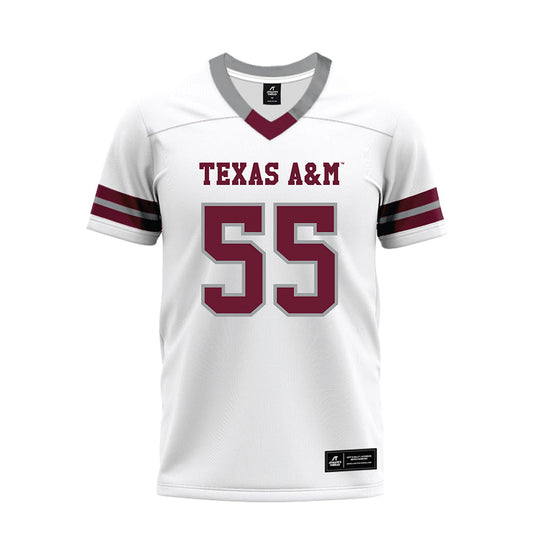 Texas A&M - NCAA Football : Ar'maj Reed-Adams - White Premium Football Jersey-0