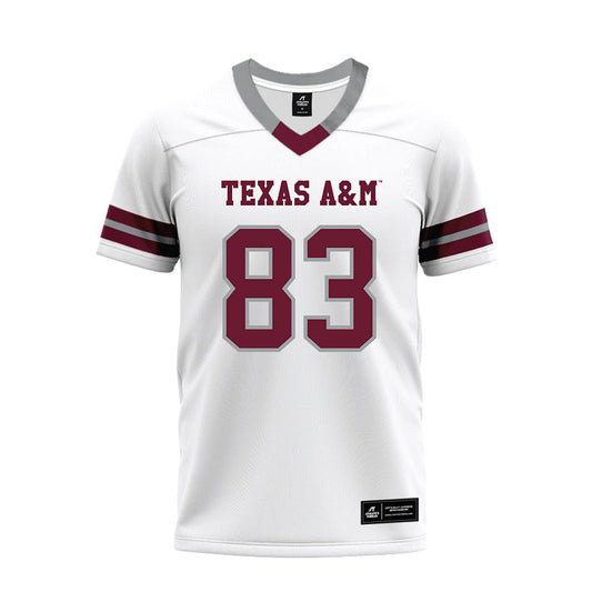 Texas A&M - NCAA Football : Will Hargett - White Premium Football Jersey-0
