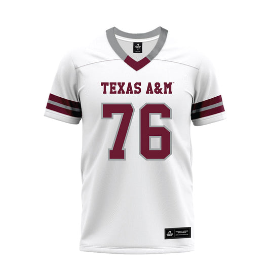 Texas A&M - NCAA Football : Reuben Fatheree II - White Premium Football Jersey-0