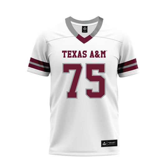 Texas A&M - NCAA Football : Jonte Newman - White Premium Football Jersey-0