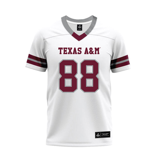 Texas A&M - NCAA Football : DJ Sanders - White Premium Football Jersey-0