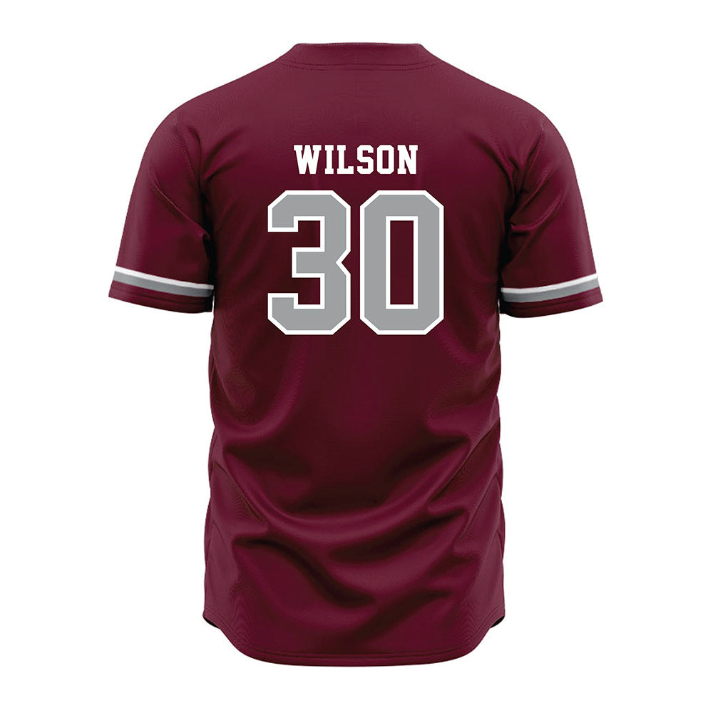 Texas A&M - NCAA Baseball : Kaiden Wilson - Maroon Jersey-1