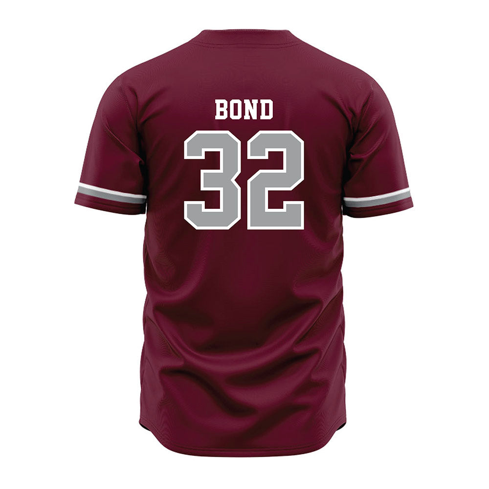 Texas A&M - NCAA Baseball : Hunter Bond - Maroon Jersey-1
