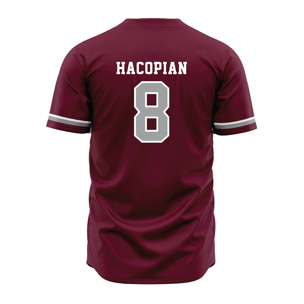 Texas A&M - NCAA Baseball : Christopher Hacopian - Maroon Jersey-1