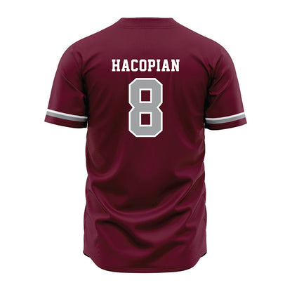 Texas A&M - NCAA Baseball : Christopher Hacopian - Maroon Jersey-1