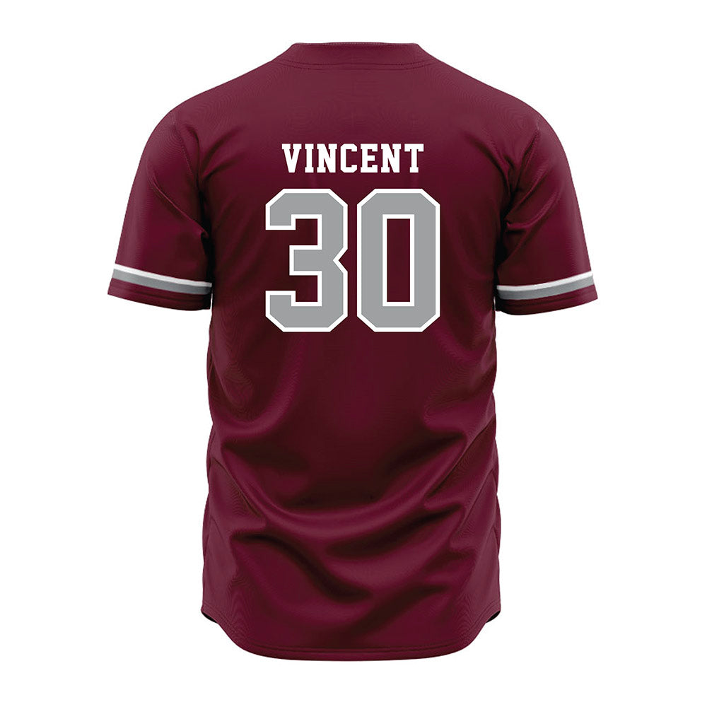Texas A&M - NCAA Baseball : Roger Vincent - Maroon Jersey-1