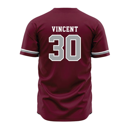 Texas A&M - NCAA Baseball : Roger Vincent - Maroon Jersey-1