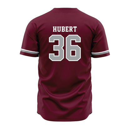 Texas A&M - NCAA Baseball : Cole Hubert - Maroon Jersey-1
