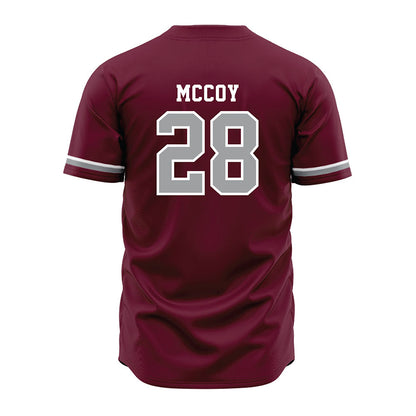 Texas A&M - NCAA Baseball : Caden McCoy - Maroon Jersey-1