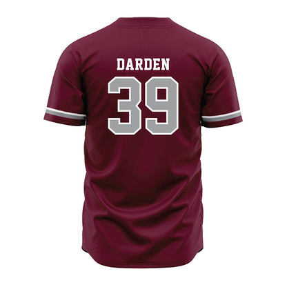 Texas A&M - NCAA Baseball : Ethan Darden - Maroon Jersey-1