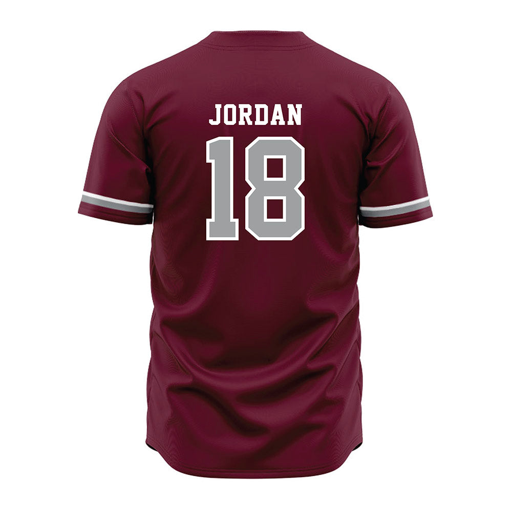 Texas A&M - NCAA Baseball : Wesley Jordan - Maroon Jersey-1