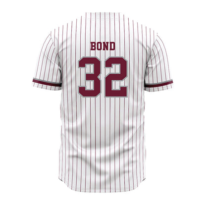 Texas A&M - NCAA Baseball : Hunter Bond - White Jersey-1