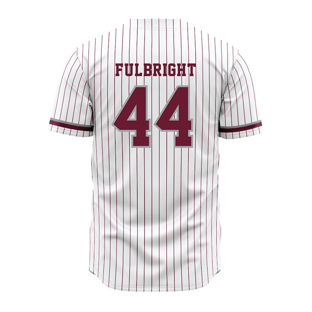 Texas A&M - NCAA Baseball : Cooper Fulbright - White Jersey-1