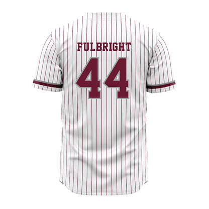 Texas A&M - NCAA Baseball : Cooper Fulbright - White Jersey-1