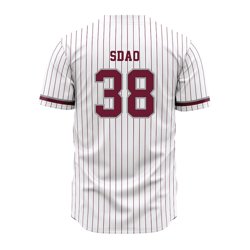 Texas A&M - NCAA Baseball : Shane Sdao - White Jersey-1