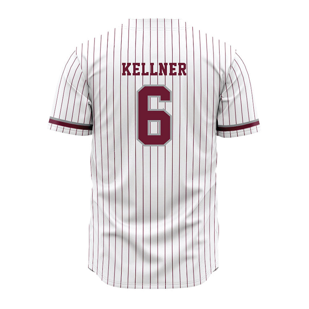 Texas A&M - NCAA Baseball : Boston Kellner - White Jersey-1
