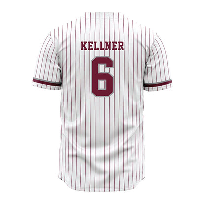 Texas A&M - NCAA Baseball : Boston Kellner - White Jersey-1