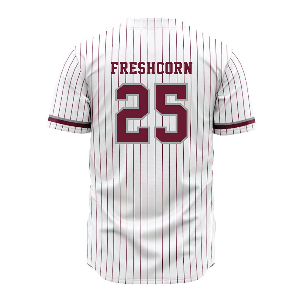 Texas A&M - NCAA Baseball : Clayton Freshcorn - White Jersey-1
