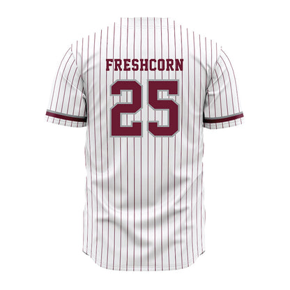 Texas A&M - NCAA Baseball : Clayton Freshcorn - White Jersey-1