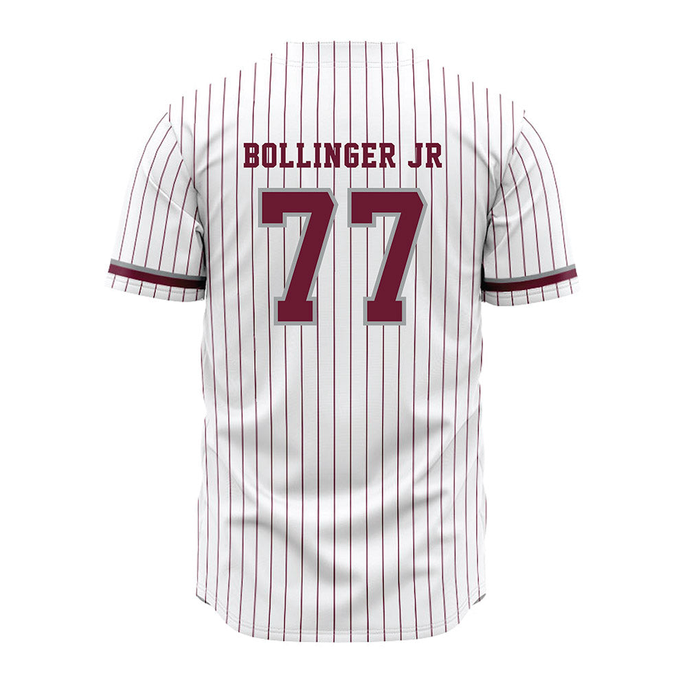 Texas A&M - NCAA Baseball : Michael Bollinger Jr - White Jersey-1