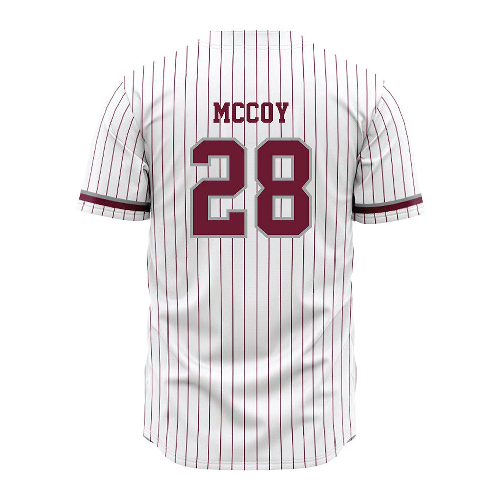 Texas A&M - NCAA Baseball : Caden McCoy - White Jersey-1