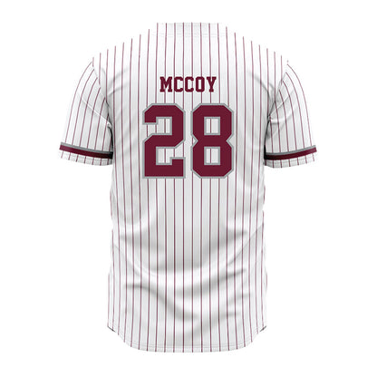 Texas A&M - NCAA Baseball : Caden McCoy - White Jersey-1