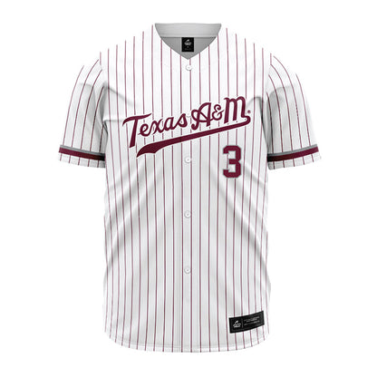 Texas A&M - NCAA Baseball : Terrence Kiel II - White Jersey-0