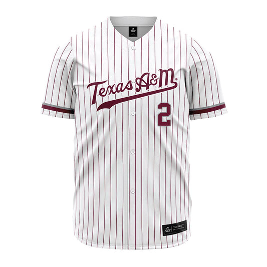 Texas A&M - NCAA Baseball : Nico Partida - White Jersey-0