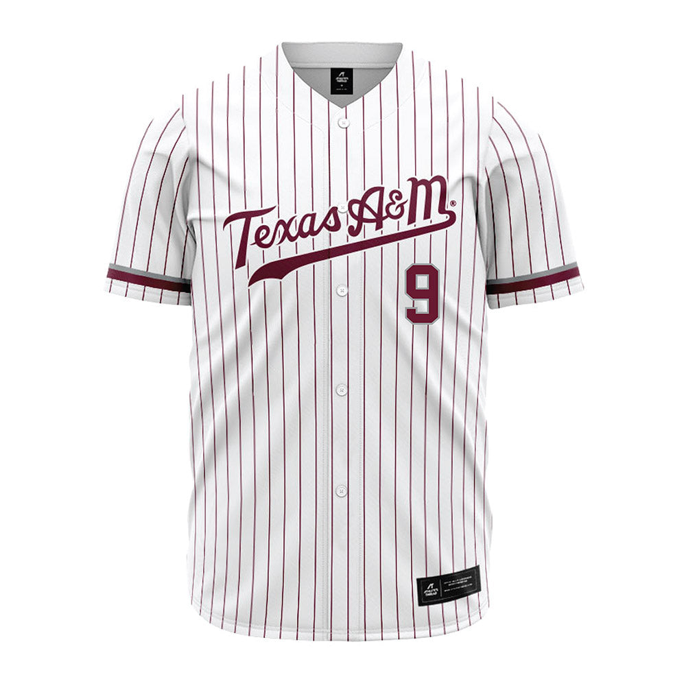 Texas A&M - NCAA Baseball : Gavin Grahovac - White Jersey-0