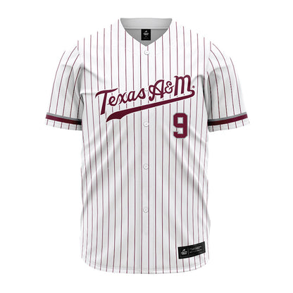 Texas A&M - NCAA Baseball : Gavin Grahovac - White Jersey-0