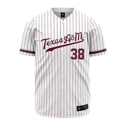 Texas A&M - NCAA Baseball : Shane Sdao - White Jersey-0