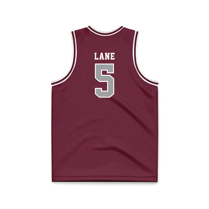 Texas A&M - NCAA Men's Basketball : Jacari Lane - Maroon Basketball Jersey-1