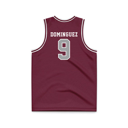 Texas A&M - NCAA Men's Basketball : Ruben Dominguez - Maroon Basketball Jersey-1