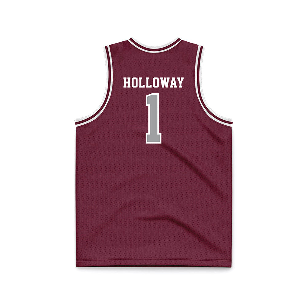 Texas A&M - NCAA Men's Basketball : Josh Holloway - Maroon Basketball Jersey-1
