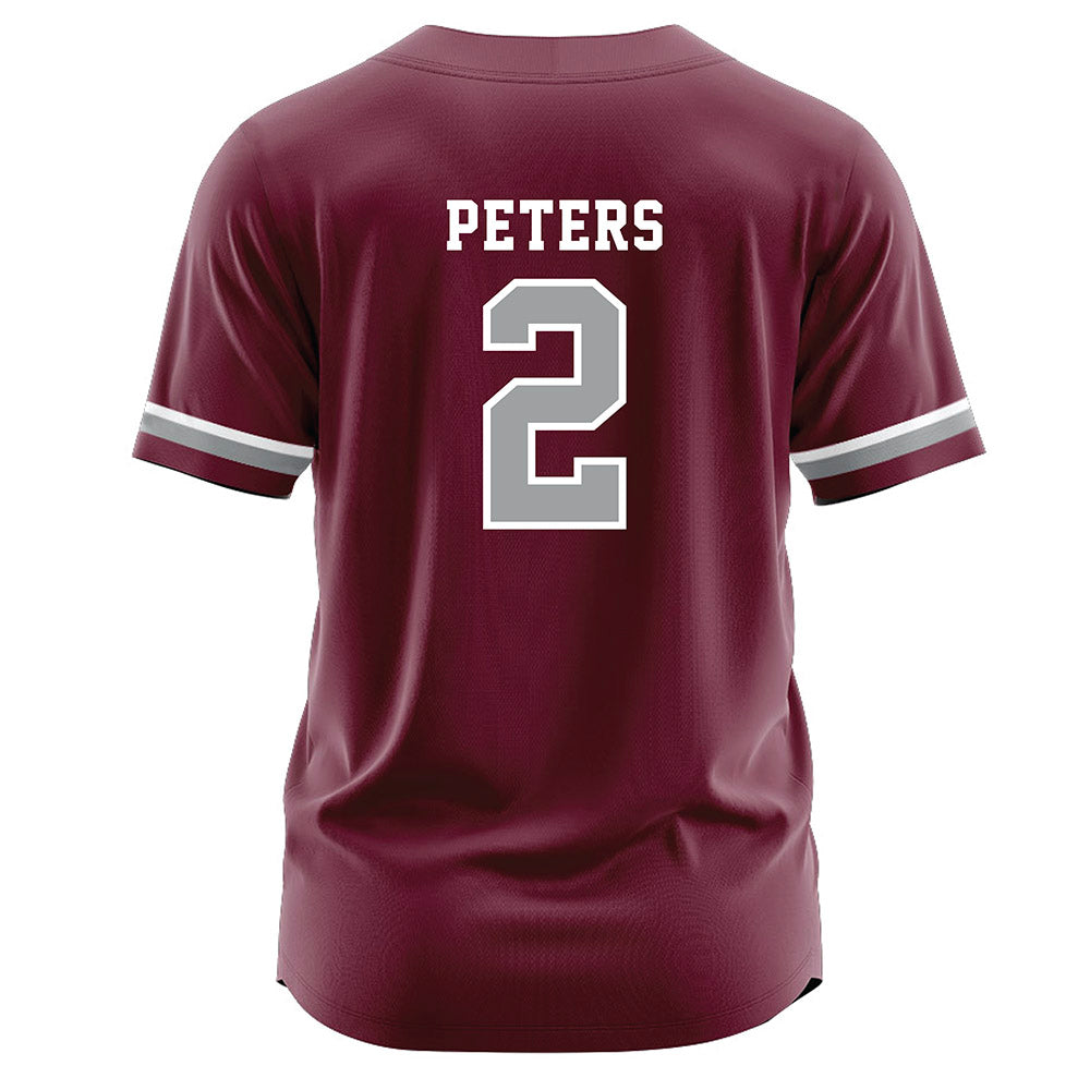 Texas A&M - NCAA Softball : Sidne Peters - Maroon Jersey-1