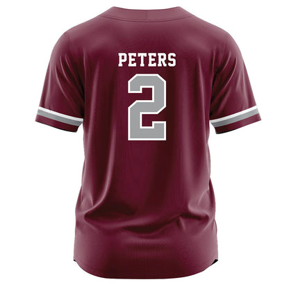 Texas A&M - NCAA Softball : Sidne Peters - Maroon Jersey-1