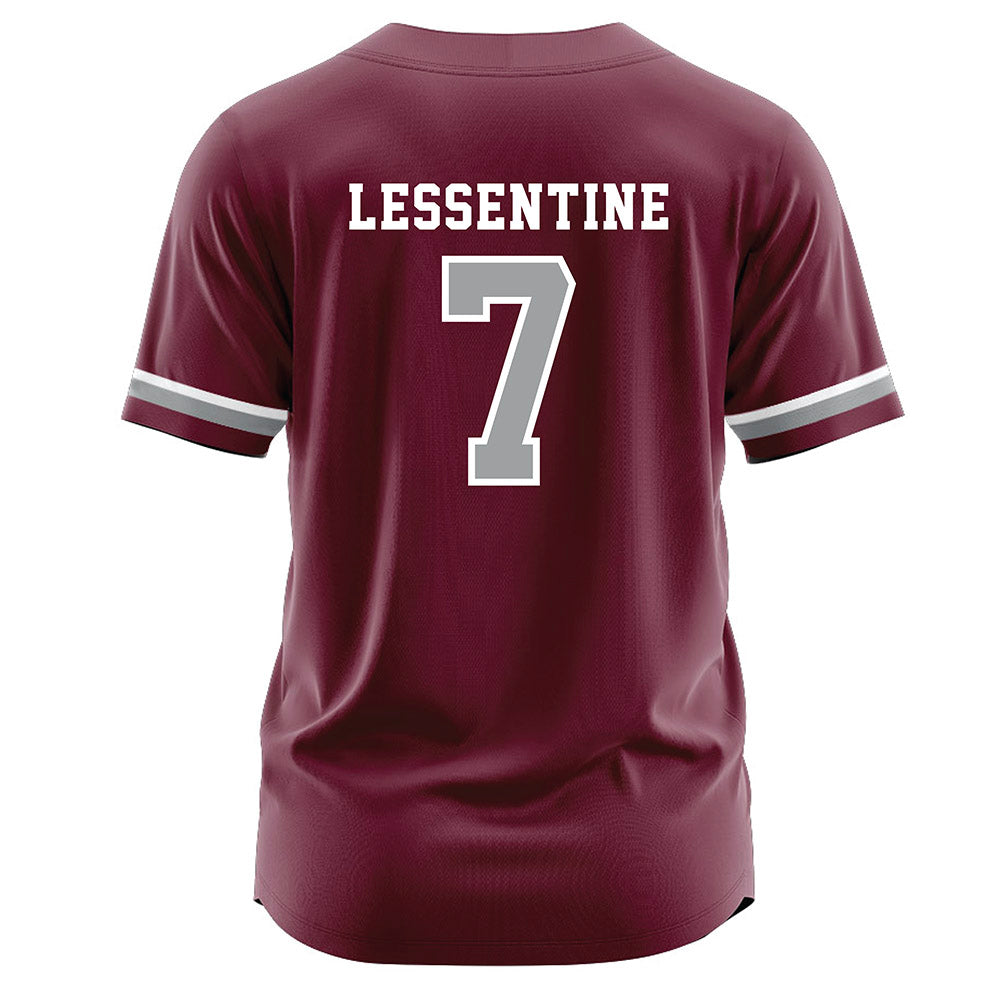 Texas A&M - NCAA Softball : Sydney Lessentine - Maroon Jersey-1