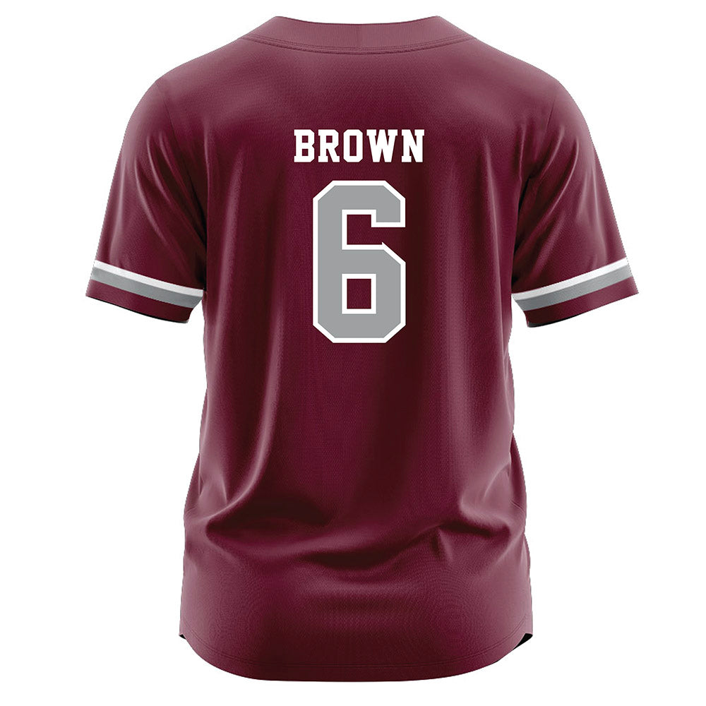 Texas A&M - NCAA Softball : Taylor Brown - Maroon Jersey-1