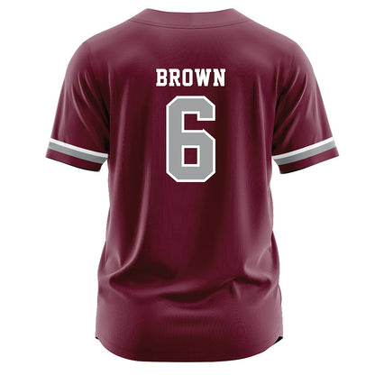 Texas A&M - NCAA Softball : Taylor Brown - Maroon Jersey-1