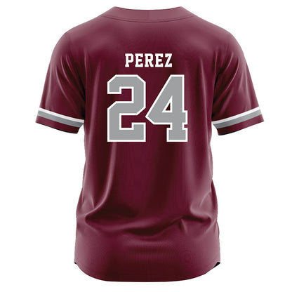 Texas A&M - NCAA Softball : Mya Perez - Maroon Jersey-1