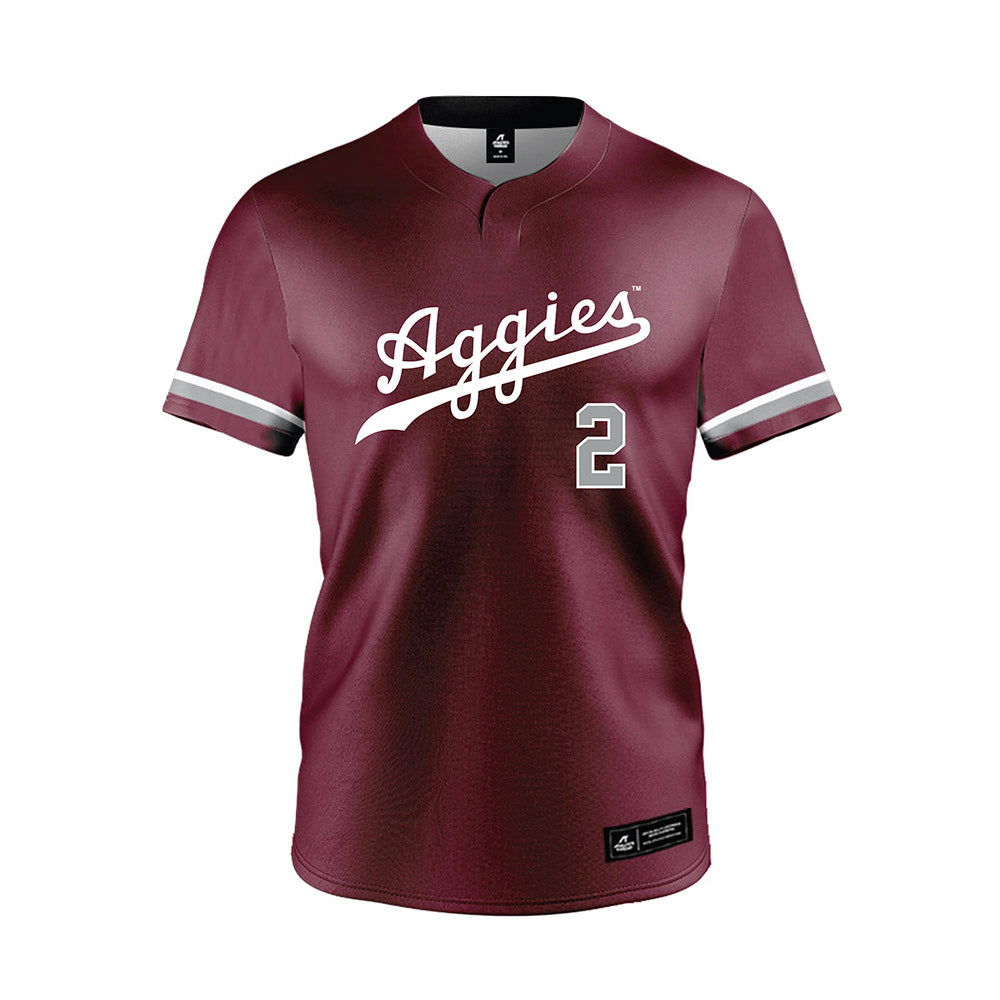 Texas A&M - NCAA Softball : Sidne Peters - Maroon Jersey-0