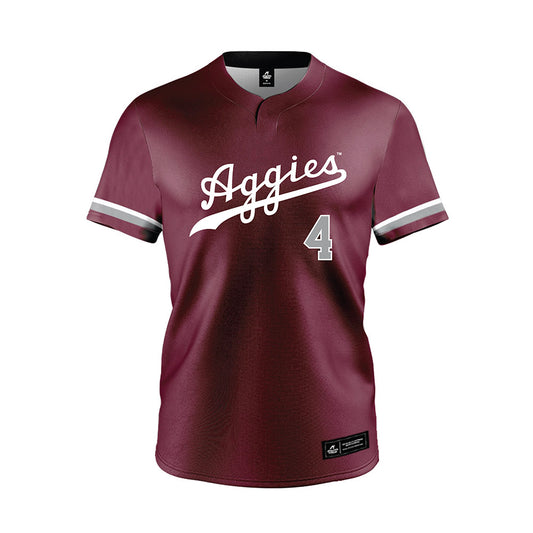 Texas A&M - NCAA Softball : Annsley Groce - Maroon Jersey-0